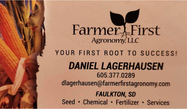 Farmer First Agronomy - Daniel Lagerhausen - Faulkton, SD